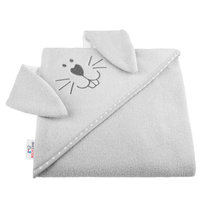 Bocioland Okrycie Kąpielowe 80X80 Szare Zając