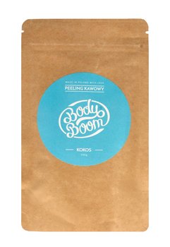Body Boom, peeling kawowy do ciała Kokos, 100 g - Body Boom