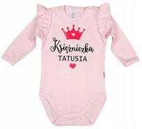BODY NAPIS nadruk KSIĘŻNICZKA TATUSIA r 68 KLEKLE