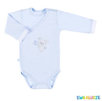 BODY NEWBORN REGL DŁ NIEBIESKI Ewa Klucze - BODY NEWBORN REGL DŁ NIEBIESKI 050 - Ewa Klucze