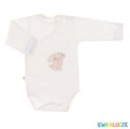 BODY niemowlęce wyprawka NEWBORN REGL DŁ ECRU Ewa Klucze - BODY NEWBORN REGL DŁ ECRU 046 - Ewa Klucze