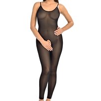 Bodystocking Body Siateczkowe Z Odkrytymi Plecami Sandy Czarny Teyli Teyli