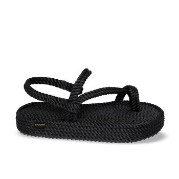 Bohonamd Sandały Damskie Hawaii Platform Rope - Black - Us 6.5 / Eu 37 / 23.5 Cm - Bohonomad