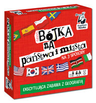 Bójka na państwa i miasta Kapitan Nauka Ekscytująca zabawa z geografią, gra planszowa