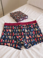 Bokserki bawełniane ze wzorem