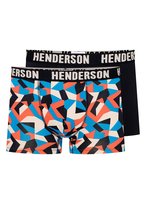 Bokserki (dłuższa nogawka) Shield Henderson 2-pak | navy, niebieski, czerwony M HENDERSON