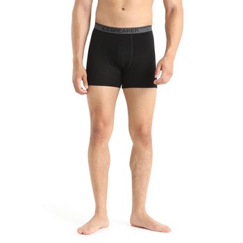 Bokserki Icebreaker Anatomica Boxer M Czarne (IB1030290101) - Icebreaker