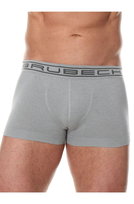 Bokserki męskie bawełniane Brubeck Comfort Cotton BX10050A stalowy - M