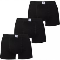 Bokserki Męskie Bawełniane Gładkie KLASYCZNE CZARNE MORAJ ZESTAW 3-PAK 3XL Moraj