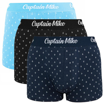 Bokserki Męskie Captain Mike, 3 Pack Mix Kolor W Kotwice, Rozmiar Xxl - Captain Mike