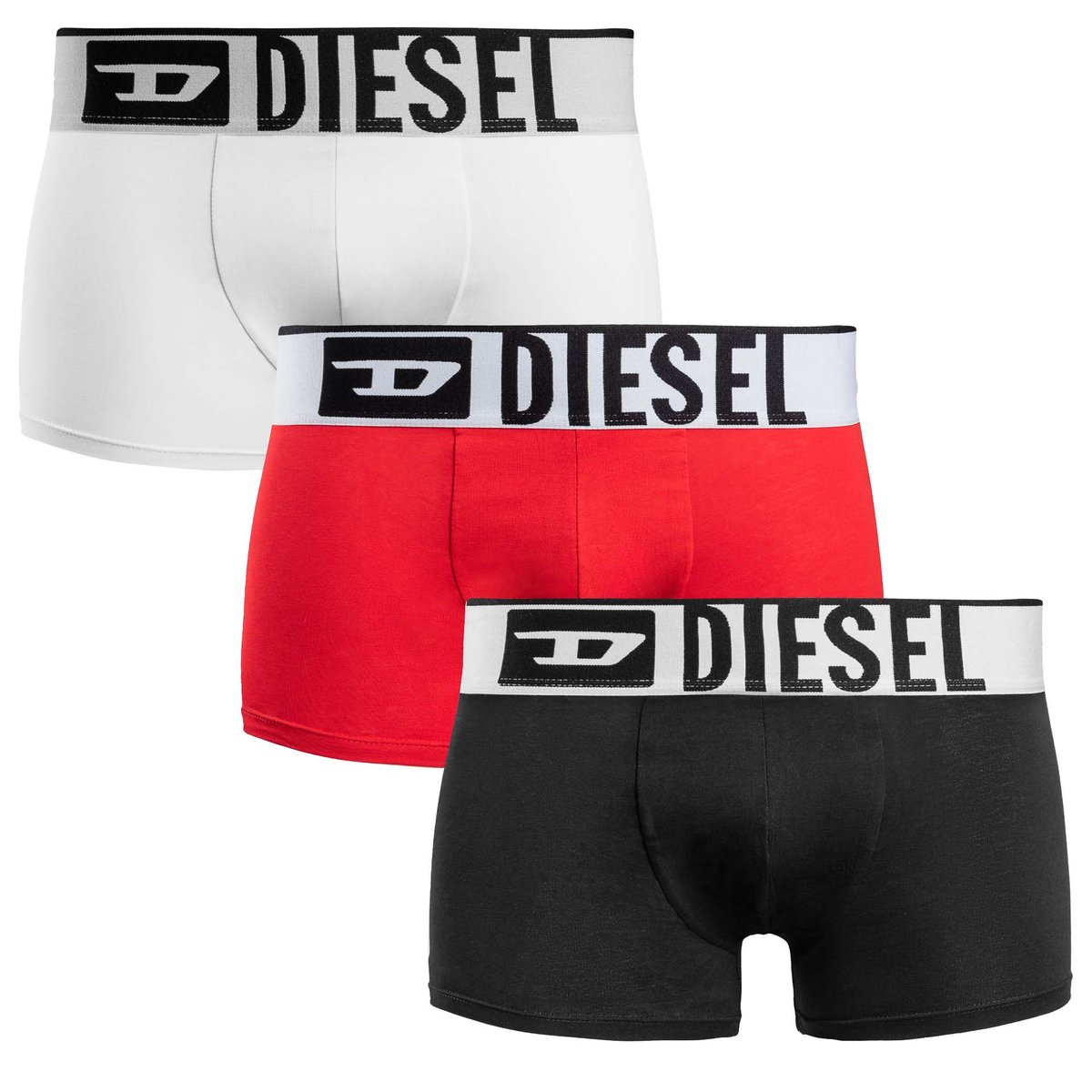 Boxershorts 3pack - bokserki męskie szare/granatowe/czerwone