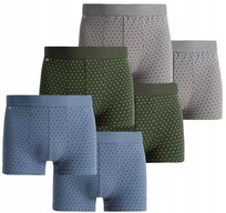Bokserki Męskie Klasyczne Bawełniane Kolorowe MORAJ ZESTAW 6 sztuk XL