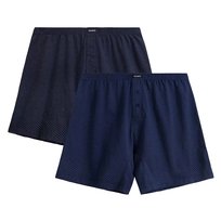 BOKSERKI MĘSKIE luźne 100% bawełna 2MBX-079 oddychające Atlantic *XXL Atlantic