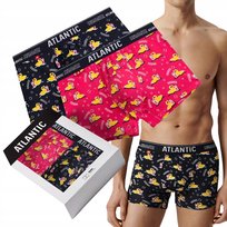 BOKSERKI MĘSKIE luźny krój bawełniane w kaczuszki kaczki Atlantic *L Atlantic