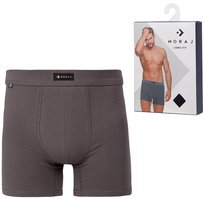 Bokserki Męskie Majtki BAWEŁNIANE Gładkie KLASYCZNE DOPASOWANE MORAJ - L