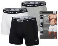 Bokserki Męskie NIKE 3PACK Czarne Szare Białe Bawełna Rozmiar M Nike