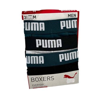 Bokserki męskie Puma BASIC BRAND ELASTIC 3-PACK wielokolorowe 93545710-L - Inna marka