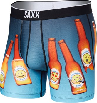 Bokserki męskie sportowe SAXX VOLT Boxer Brief piwo – niebieskie-M - SAXX