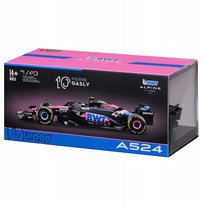 BOLID F1 BWT Alpine Team A524 2024 Pierre Gasly 1:43 model BBURAGO 18-38220