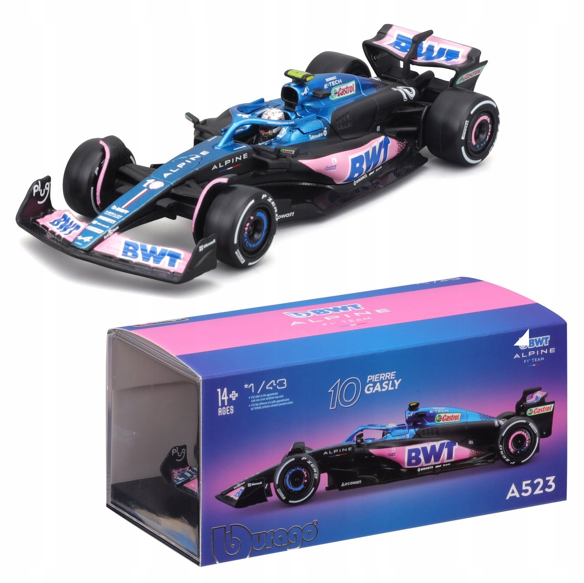 ミニカー Spark F1 1/43 Pierre Gasly 2023 Alpine Spark 1:43 Pierre Gasly Alpine A523 #10 3rd Netherlands GP