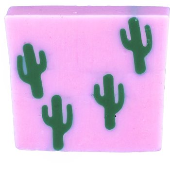 Bomb Cosmetics,Cactus Makes Perfect Soap Slice mydło glicerynowe 100g - Bomb Cosmetics