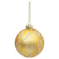 Bombka, Magic Winter, Złota, 7 cm