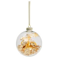 Bombka, Magic Winter, Złota, Szklana