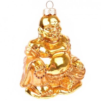 Bombka Szklana Figurka Złoty Budda - DecorGuru