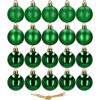 Bombki choinkowe na choinkę 4 cm zestaw 20 szt.