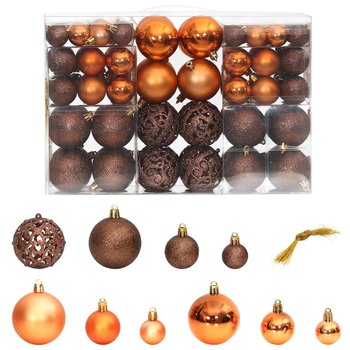 Bombki świąteczne Polistyren - kolekcja 100 sztuk - Zakito