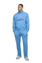BOOHOOMAN MĘSKI DRES KOMPLET NIEBIESKI Z NADRUKIEM DŁUGI RĘKAW M Z3A* Boohooman