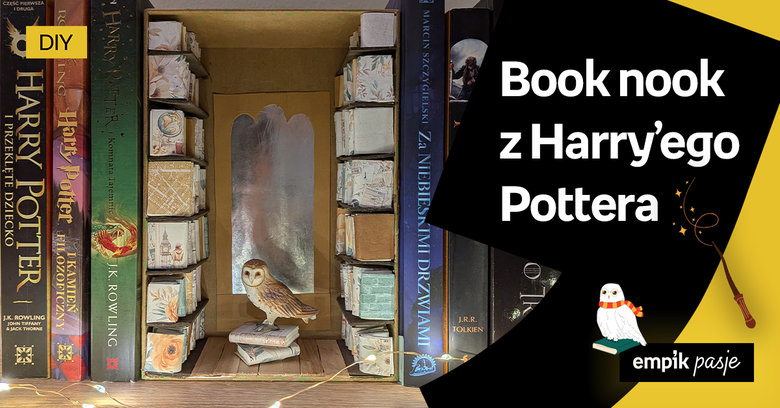Book nook Harry Potter – zobacz, jak zrobić ozdobę DIY