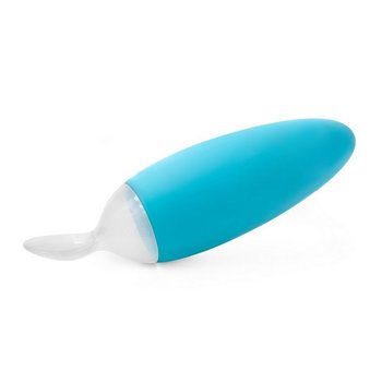 Boon, Łyżeczka z zasobnikiem, Blue - Boon