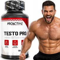 BOOSTER TESTOSTERONU witaminy minerały LIBIDO Proactive Testo PRO 90 kaps. Inna marka