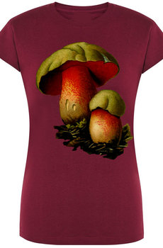 Borowiki Damski T-Shirt ModnyNadruk Rozm.S - Inna marka
