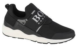 Boss, Chłopięce sneakersy Trainers J29276-09B, czarne, rozmiar 38-Zdjęcie-0
