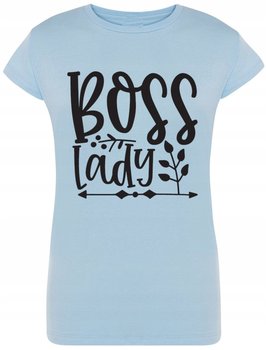Boss Lady Damski T-shirt Modny Lato Rozm.XL - Inna marka