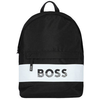 BOSS Logo Backpack J20366-09B, Czarne Plecak, pojemność: 15 L - Boss