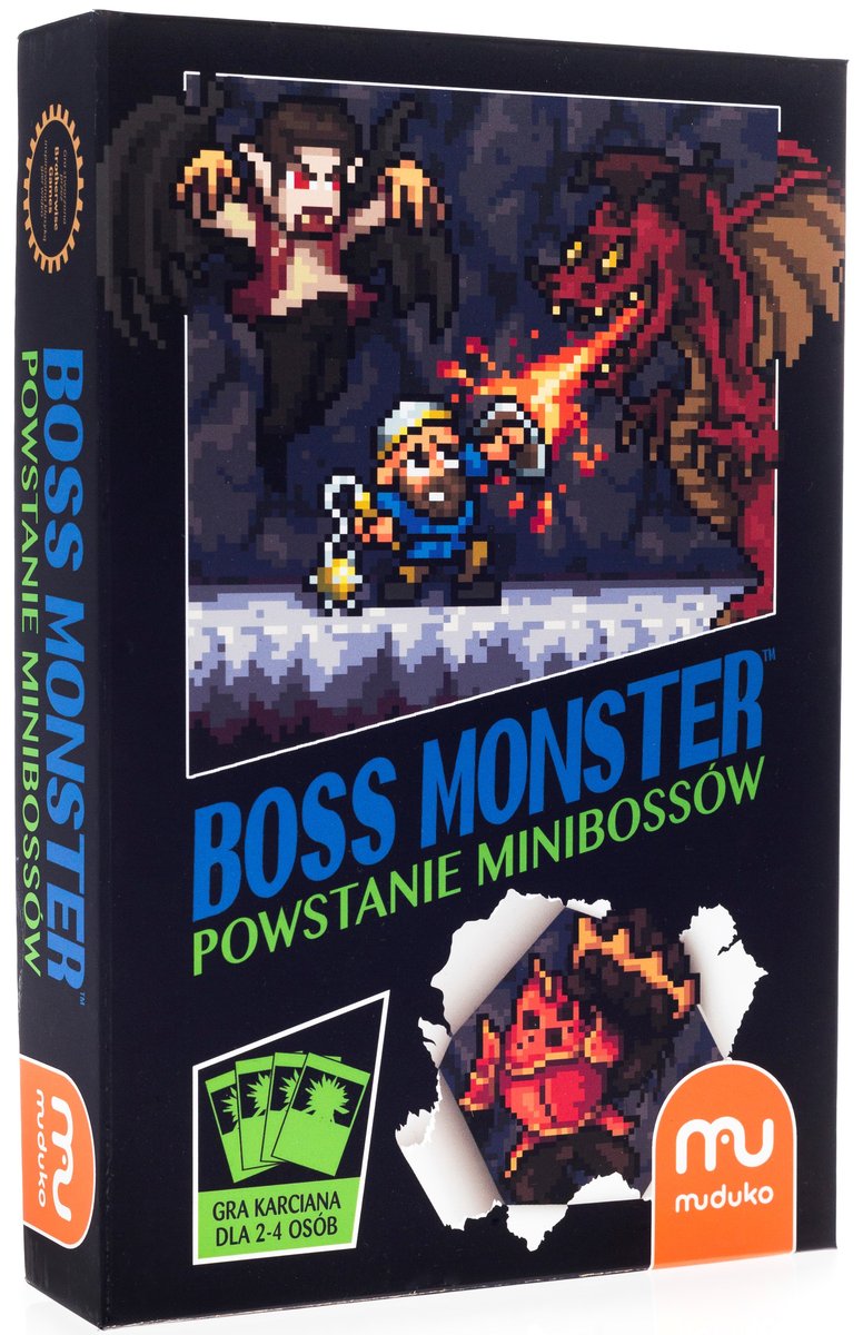 Boss Monster 3 Powstanie Minibosów, gra karciana, MUDUKO