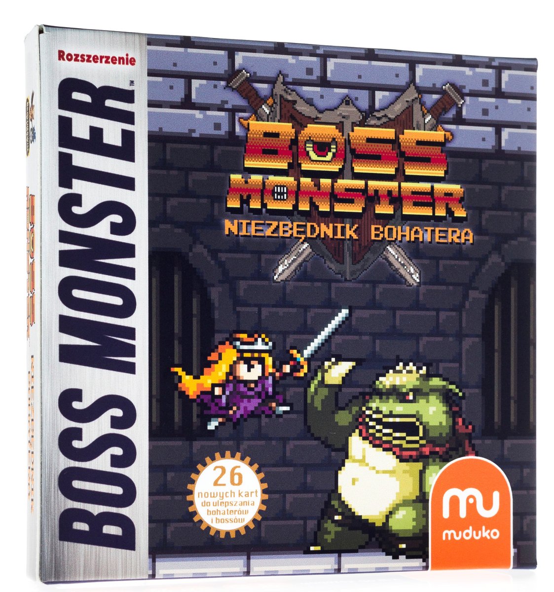 Boss Monster Niezbędnik Bohatera, dodatek do gry, MUDUKO