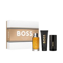 Boss The Scent For Him zestaw woda toaletowa spray 100ml + dezodorant sztyft 75ml + żel pod prysznic 100ml