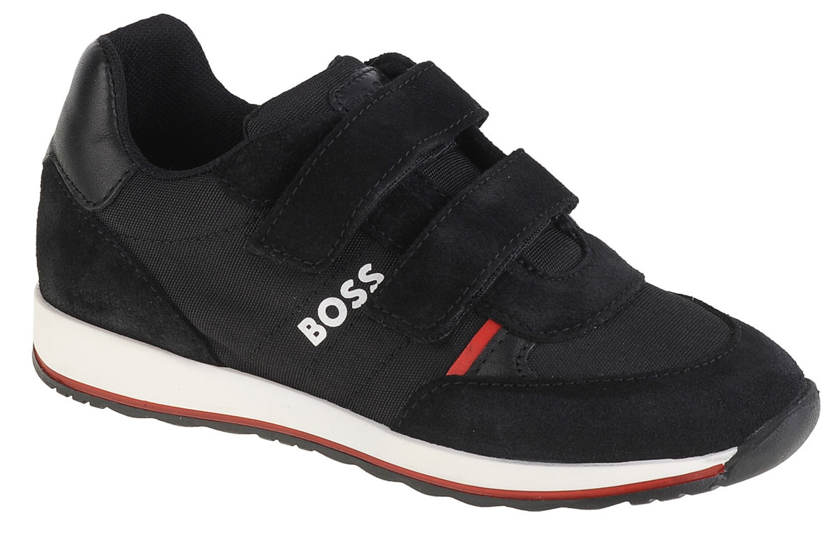 Boss Trainers J09179-09B, Dla Chłopca, Buty Sneakers, Czarne