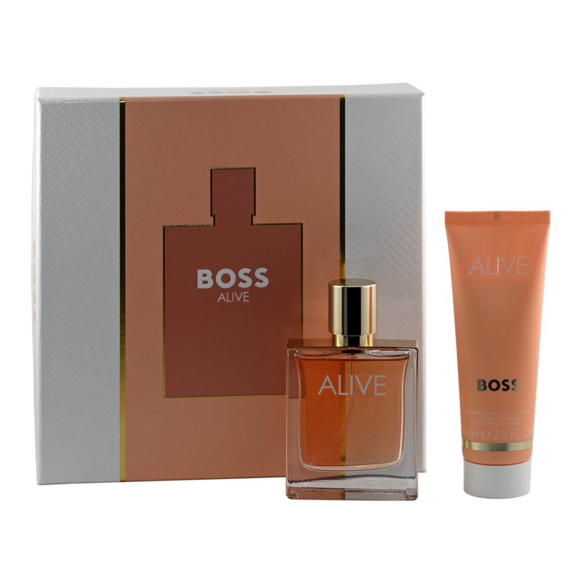 Empik Boss, Zestaw kosmetyków (Alive woda perfumowana, 50ml + balsam do ciała, 75ml)