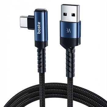 Boste Przewód Kątowy Kabel Usb-A Usb-C Typ C 3A Quick Charge 3.0 Mocny 2M - Boste