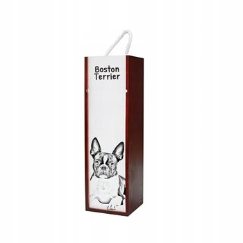Boston Terrier Pudełko na wino, alkohol, z grafiką - Inna marka