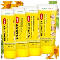 Botanic Help, 4 X Żel Ziołowy Do Masażu Ciała, Na Bóle I Regenerację, 4 X 200 Ml BIOXON