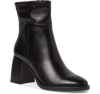 Botki damskie klasyczne na obcasie Tamaris 25013 skórzane czarne-37