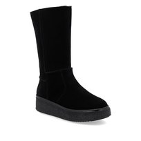 Botki damskie kozaki Rieker 78851-00 zimowe skórzane ocieplane wełną -39