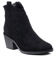 Botki damskie na obcasie kowbojki jesienne czarne S.Barski HY 42-944-40