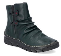 Botki damskie Rieker 55052-54 zimowe ocieplane za kostkę na zamek-41